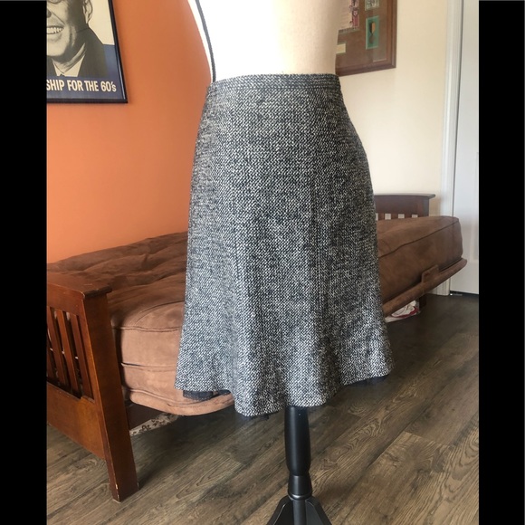 VINTAGE NEIMAN MARCUS variegated wool blend skirt - Picture 7 of 9